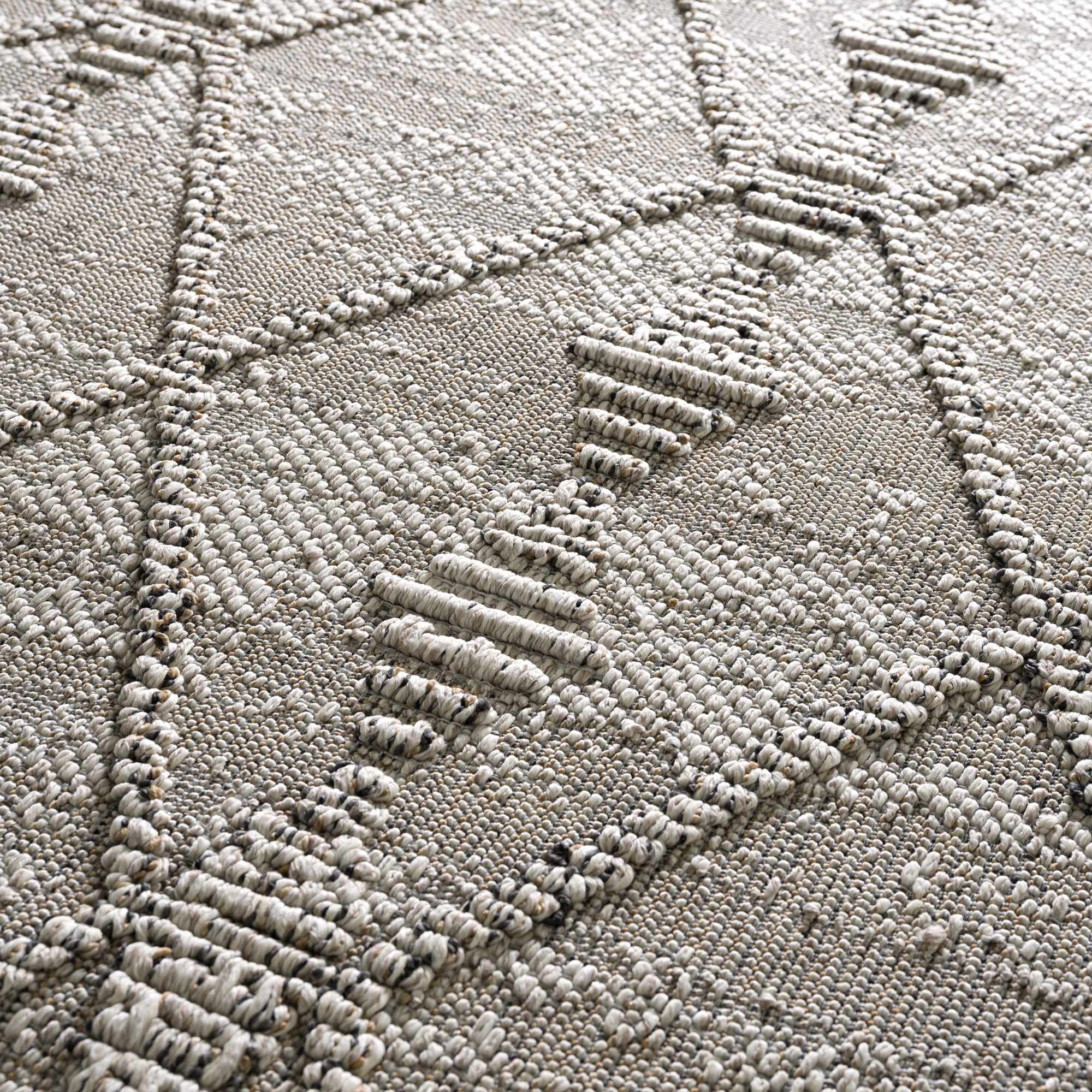 Hauteloom Nyla Bone Elegant Area Rug